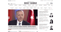 Desktop Screenshot of dailysabah.com